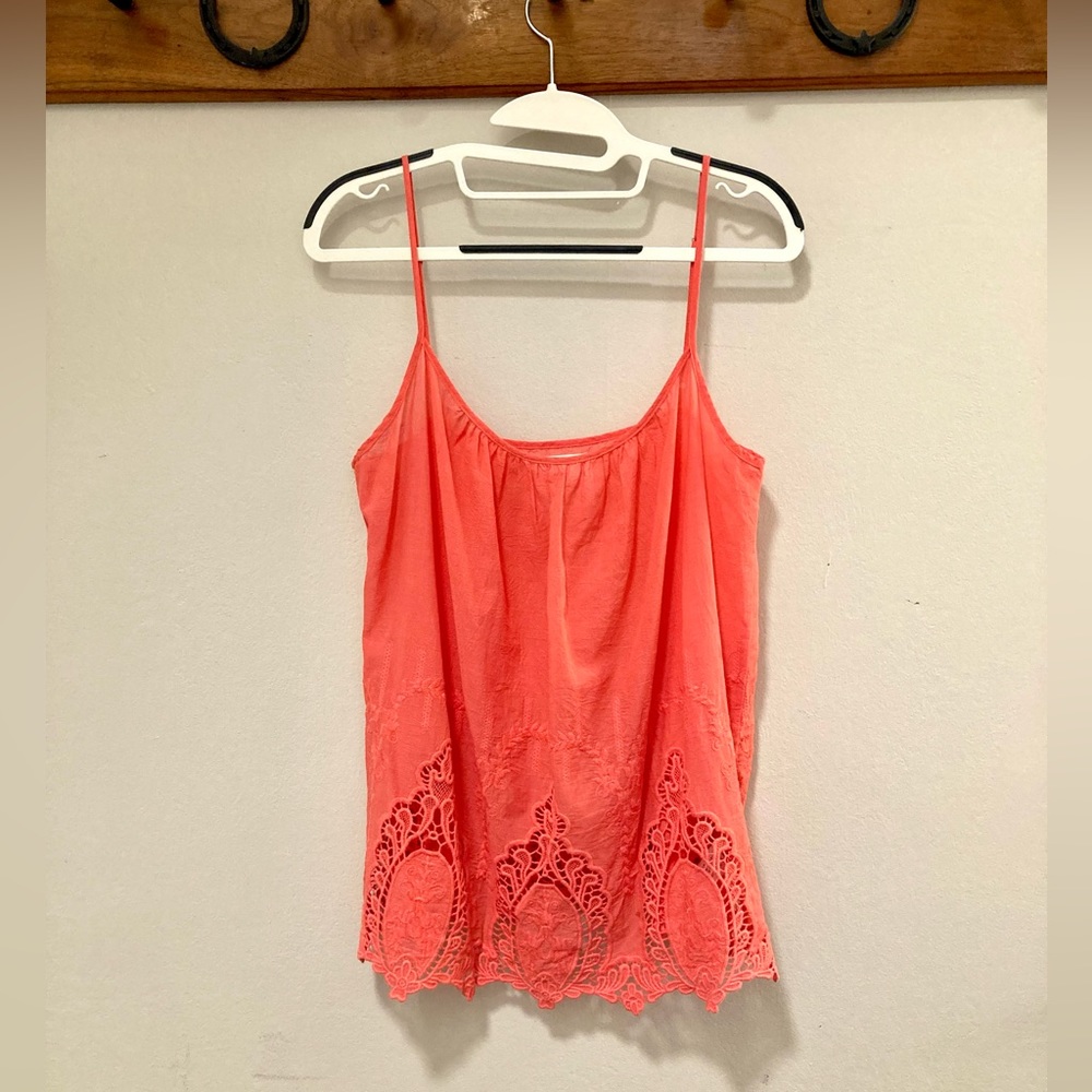 VELVET BY GRAHAM AND SPENCER FOR CALYPSO ST. BARTH - Pink tank top Size Small